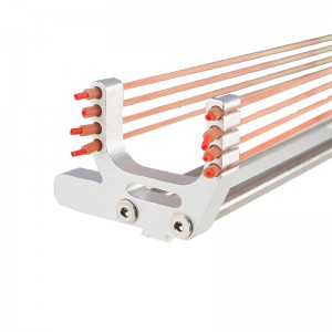 Forte fionda con elastico a doppio strato a 8 fili per esterno, speciale pelle per fionda con piercing interno
