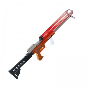 Potente fionda per fucile multifunzione Super catapulta pieghevole con grande elastico a 16 fili