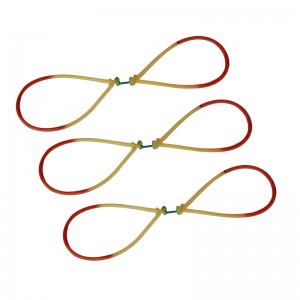 Set tradizionale di cinture con cordino per dardo di pesce a doppio strato in pelle rotonda 17452050
