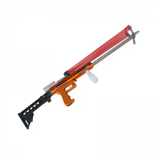 Potente fionda per fucile multifunzione Super catapulta pieghevole con grande elastico a 16 fili