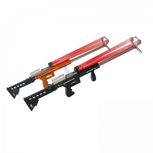 Potente fionda per fucile multifunzione Super catapulta pieghevole con grande elastico a 16 fili