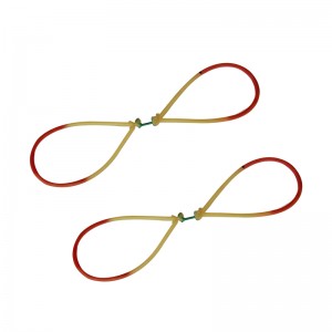 Set tradizionale di cinture con cordino per dardo di pesce a doppio strato in pelle rotonda 17452050
