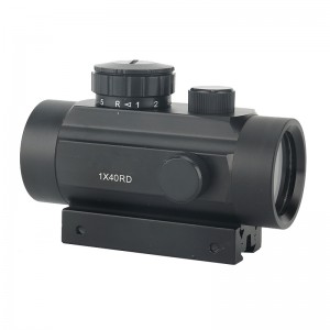 Cannocchiali da caccia 1X40 Red Green Dot Mirino Ottica tattica Mirino Red Dot