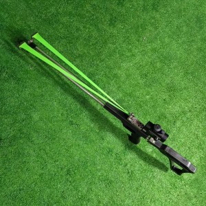 Questa è una nuova potente catapulta per fucile multifunzionale con cintura in gomma piatta e potente super catapulta