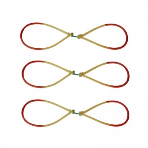 Set tradizionale di cinture con cordino per dardo di pesce a doppio strato in pelle rotonda 17452050