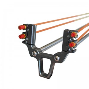 Catapulta da caccia con fionda per fucile Potente fionda in acciaio inossidabile per strumento da caccia