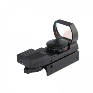 Mirino a punto rosso HD101 Mirino olografico a punto rosso verde Mirino reflex Mirino Reflex 4 Ottica a reticolo