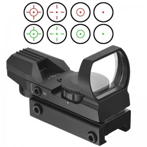 Mirino a punto rosso HD101 Mirino olografico a punto rosso verde Mirino reflex Mirino Reflex 4 Ottica a reticolo