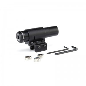 Mini mirino laser rosso con mirino a punto, supporto tattico su guida 11/20 mm