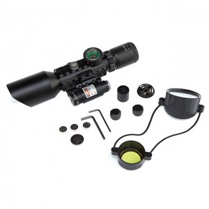 Mirino tattico per ottica a prezzo promozionale 3-10x42EG M9 Mirino da caccia con laser rosso
